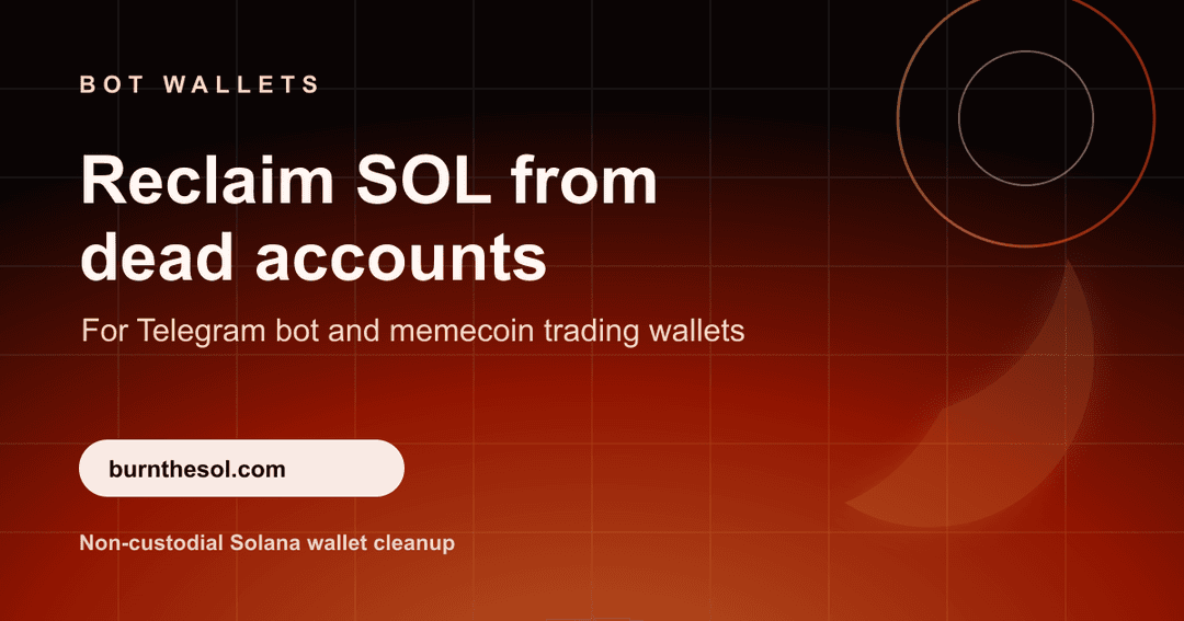 Solana wallet cleanup and token account rent recovery